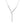 Asymmetric Moissanite Bar Drop Y Necklace