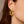 Dainty French Lace Ribbon Pearl Stud Earrings