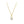 Dainty Pave CZ Padlock Charm Necklace