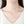 Love Knot Half Pave CZ Curved Bar Necklace
