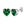 Classic Colorful Heart Birthstone Stud Earrings
