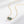 Oval Moss Agate Pave Halo Pendant Necklace