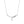 Dainty Knot Curved Bar Pave Charm Necklace