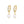 Freshwater Pearl Pave CZ Drop Hoop Earrings