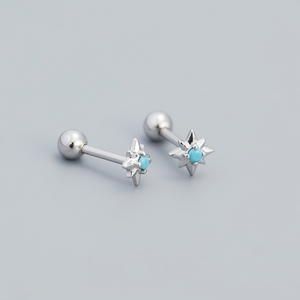 Infinity Mobius Huggie Creolen