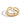 Organic Wave Double Layered Pave Open Ring
