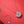 Holiday Apple Magenta Heart Charm Necklace