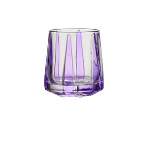 Color Stripe Hexagonal Drinking Glass