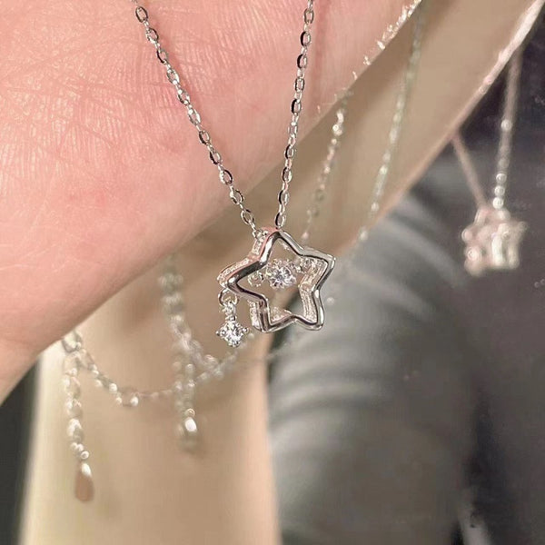 Dancing Stone Star Pendant Necklace