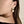 Geometric Bezel Moissanite Drop Stud Earrings