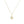 Dainty Compass Pave Halo Pendant Necklace