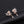 Dainty Floral Pearl Pear CZ Drop Stud Earrings