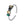 Geometric Colorful CZ Twisted Stacking Ring