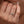 Textured Heart Organic Wave Band Stack Ring