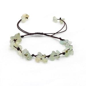 Crystal Stone Braid Rope Cord Bracelet