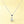Playful Cat Sapphire Blue CZ Charm Necklace