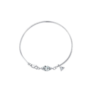 Moissanite Marquise Triangle Snake Bracelet