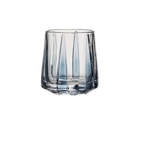 Color Stripe Hexagonal Drinking Glass