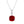 Minimalist Cushion Gemstone Charm Necklace