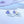 Tiny Blue Enamel Lily Floral Opal Stud Earrings
