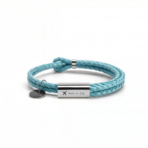 Custom Leather Couple Matching Bracelet