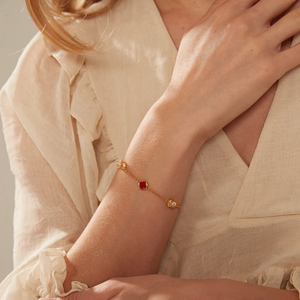 Clover Two Custom Photo Projection Bracelet