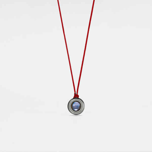 Red Rope Custom Photo Projection Necklace