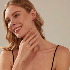 Turkish Evil Eye Nazar Stacking Chain Ring