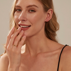 Pave Setting Cross Stacking Eternity Ring