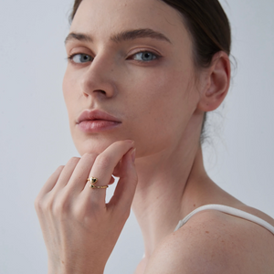 Anello a doppio cuore sovrapposto bypass