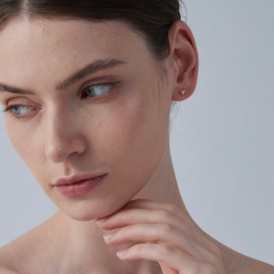 Tiny Small Heart Cartilage Stud Earrings