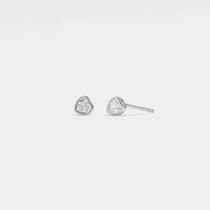Tiny Small Heart Cartilage Stud Earrings