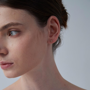 Tiny Small Heart Cartilage Stud Earrings