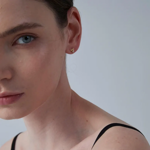 Tiny Small Bow Tie Bowknot Stud Earrings