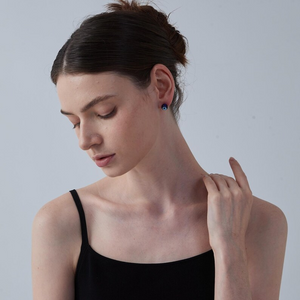 Turkish Evil Eye Nazar Ball Stud Earrings