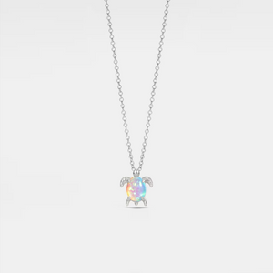 Collana con ciondolo tartaruga marina Opale