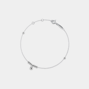 Dainty Gold Bell Bead Stacking Anklet