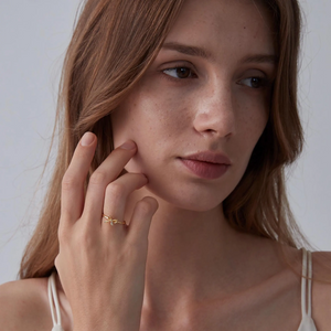 Bow Tie Bowknot Stacking Thin Band Ring