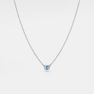Custom Birthstone Charm Layering Necklace