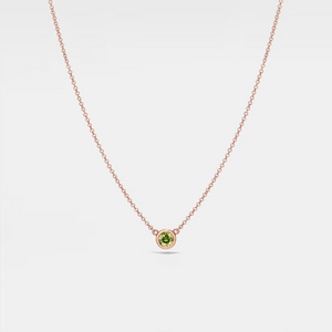 Custom Birthstone Charm Layering Necklace