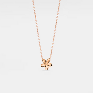 Dainty Gold Small Flower Charm Necklace