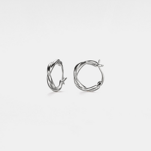 Classic Twisted Small Hoop Earrings