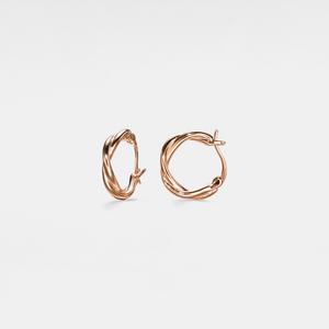 Classic Twisted Small Hoop Earrings