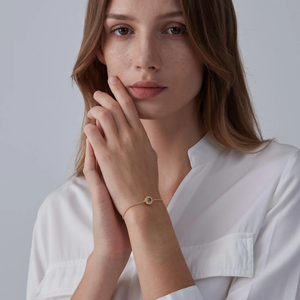 Halo Custom Photo Projection Charm Bracelet