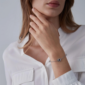 Heart Three Custom Photo Projection Bracelet