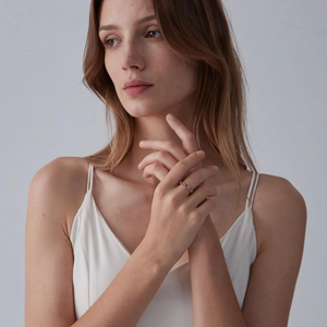 Multi-Stone Natural Crystal Stacking Ring