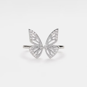Butterfly Stacking Statement Cocktail Ring