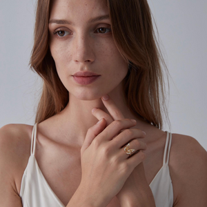 Butterfly Stacking Statement Cocktail Ring