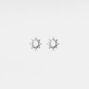 Dainty Tiny Small Sun Stud Earrings