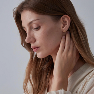 Dainty Tiny Small Sun Stud Earrings